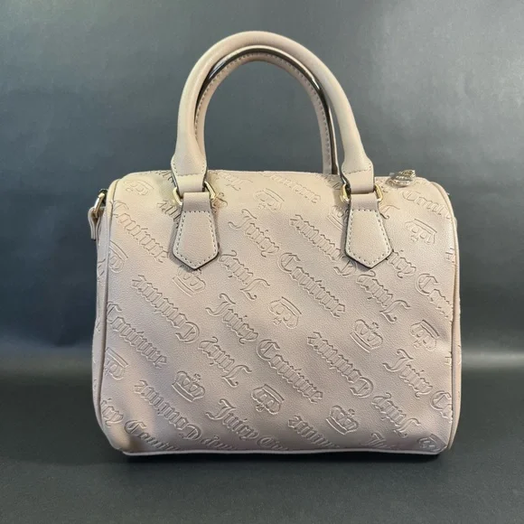 Juicy Couture Not Your Babe Satchel Crossbody Bag Color CAFE - Picture 5 of 7